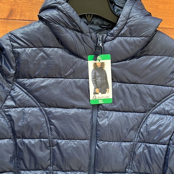 Aventure Ladies' Size XL 3/4 Length Puffer Jacket  Navy Night NWT - Picture 12 of 14